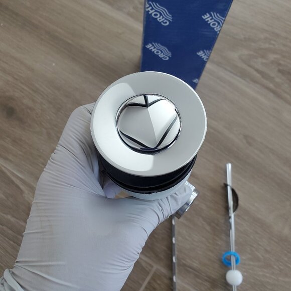 Brand New! Grohe Pop-Up Waste Assembly Chrome Finish - Picture 1 of 7